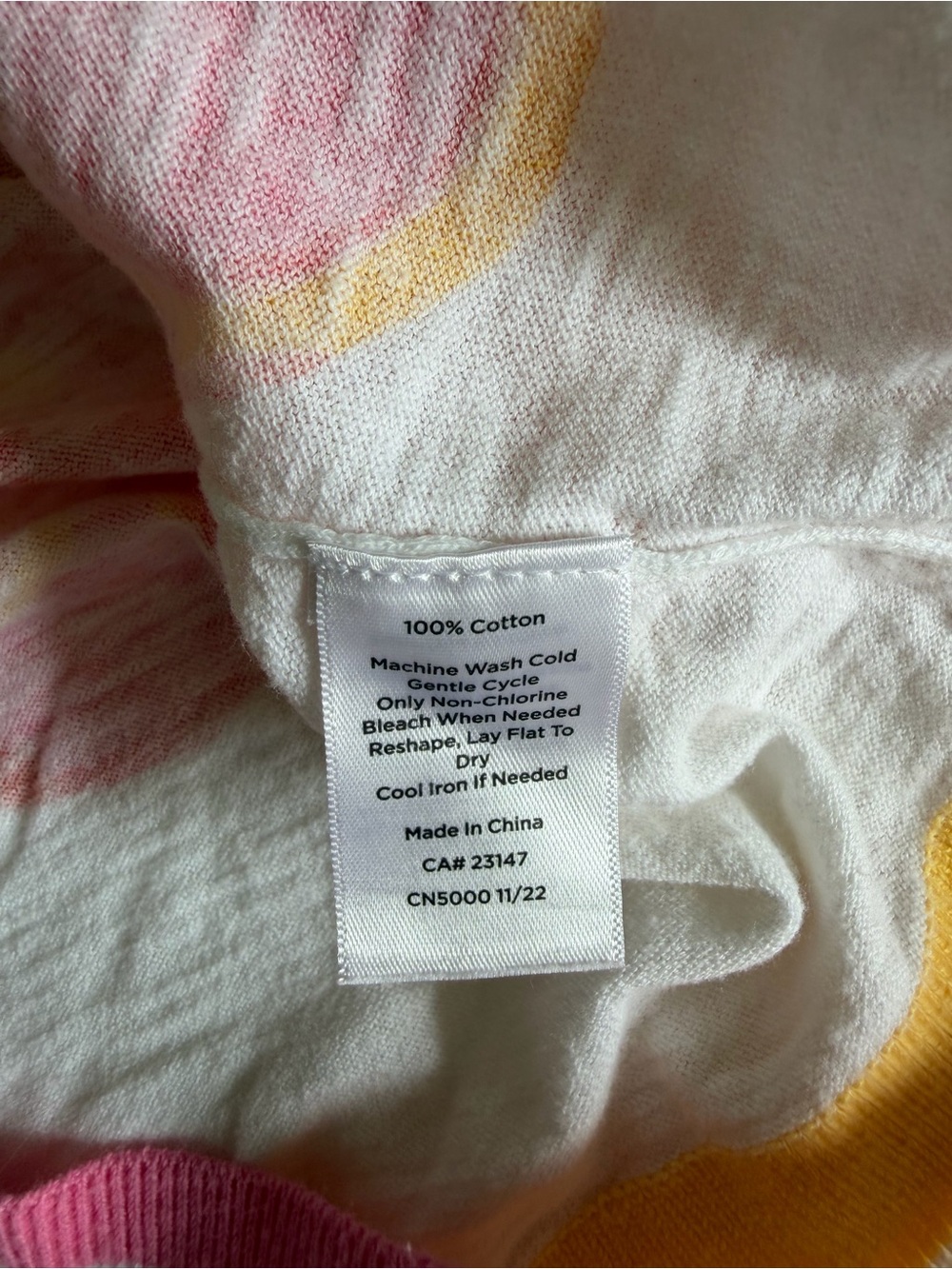 Talbots Floral V-Neck pullover Sweater - Picture 7 of 9